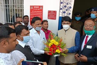 meeting held on railway overbridge and vending zone