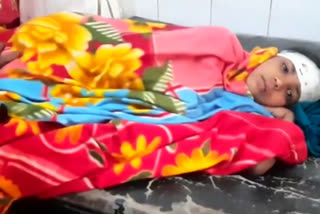 a seven-year-old girl seriously injured after being shot in Bhojpur