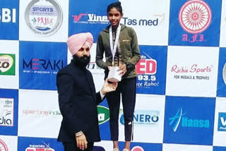gumla resident supriti won gold medal in 55th National Cross Country