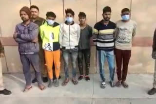 Noida police arrested five miscreants