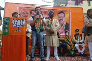 Gautam Gambhir inaugurated the election office of Sialaram Kanaujia