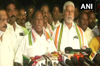 Puducherry Assembly floor test  Puducherry Assembly news  Puducherry political crisis  v narayana swami news  puducherry chief minister  പുതുച്ചേരി നിയമസഭയിൽ വിശ്വാസ വോട്ടെടുപ്പ്  പുതുച്ചേരി നിയമസഭ വാർത്ത  പുതുച്ചേരി രാഷ്‌ട്രീയ പ്രതിസന്ധി  വി. നാരായണസ്വാമി വാർത്ത