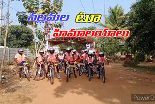 chenchu-tribe-childrens-cycle-ride-starts-from-erragonda-palem-to-himalayas-total-10000-km