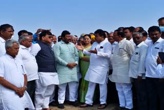 Agriculture Minister BC Patil visit