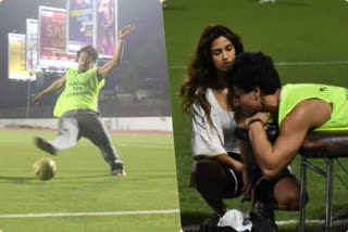 Tiger Shroff injured playing football