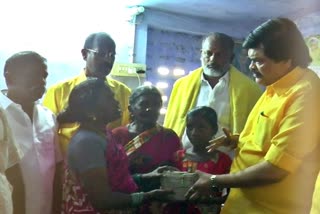 minister kt rajendra balaji supported education cost for child