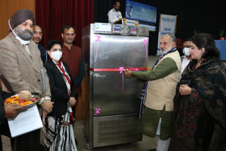 Ashley and Aircom donate fridge to mcd hindurao hospital