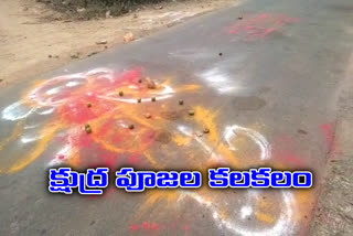 Bhadradri Kottagudem District Aswaraupeta occult worship stirred.