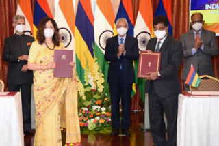 India, Mauritius ink key economic partnership deal