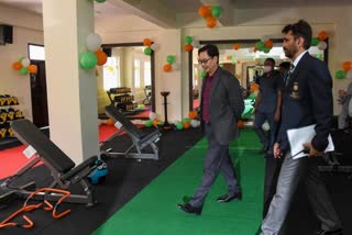 Union Sports Minister Kiren Rijiju launches four infrastructure projects at SAI Bangalore
