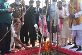 cm sarbananda sonowal addressed a huge public gathering at biswanath