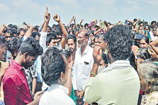 repolling protest eenadu