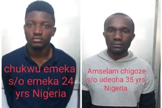 police arrested two Nigerian people