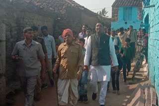 Rahul Singh visiting rural areas