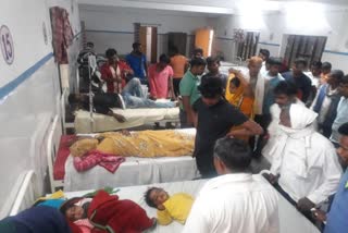 6 people injured in accident, धौलपुर न्यूज