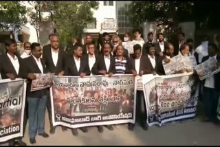 Nizamabad district court lawyers undertook a 'chalo gunjapadugu' yatra to visit the family of the lawyer couple.