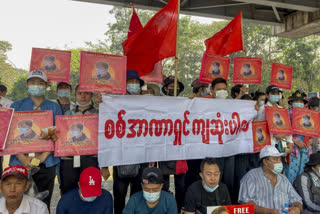 More Myanmar protests follow strike, foreign concerns