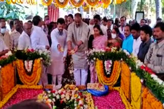 Kinjarapu yerrannaidu Jayanti Celebrations at Kotabommali Mandal, Nimmada, Srikakulam District