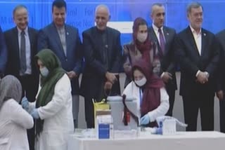 afghanistan begins covid 19 vaccinations at presidential palace