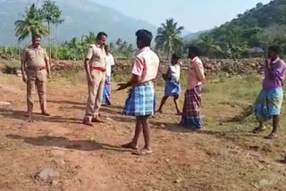 oldman murdered for the land issue in kalvarayanmalai