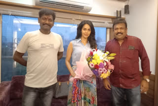 Mallika Sherawat in pambattam movie shoot