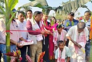 Minister Jogen Mohan opens Dihing Embankment