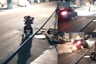 A horrible video of hit and run in Bengaluru