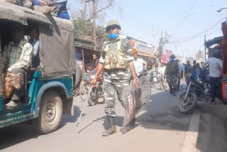 route march of the central forces