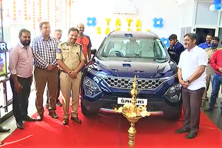 cp sajjanar launch tata safari reginal in gacchibowli