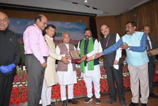 Agriculture Minister BC Patil felicitated by central government