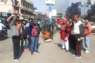 Taxi union protest champawat