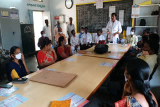 Left parties MLC candidate Jayasarathy Reddy campaigned