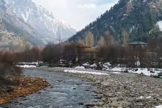 Baspa and Sutlej river water level increase due to melting glaciers in Kinnaur