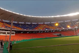 Ahmedabad, LED lights,  Motera,  India-England Test