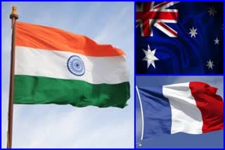 India, France, Australia discuss ways to enhance cooperation in Indo-Pacific