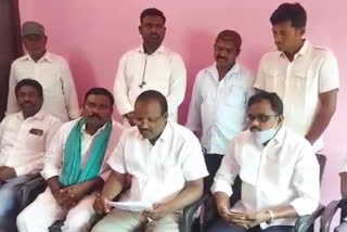 Karimnagar District Ganneruvaram Mandal Parishad office convened an all-party meeting chaired by MP Lingala Malla Reddy
