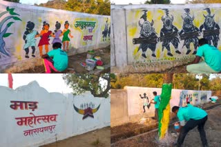 narayanpur-prepared-for-abujhmad-peace-half-marathon-with-colors-of-folk-tradition-and-culture