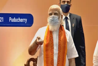 PM Modi launches various projects in Puducherry; lays foundation stone for others