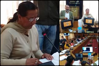 Municipal Corporation Mayor Satya Kaundal presented the budget of 2021-22