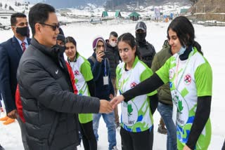 2nd Edition of Khelo India: MoS for Youth Affairs and Sports Kiren Rijiju arrives in valley