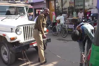 bharatpur police jeep bed condition