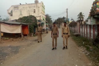 ongoing police pickets at sattanapalli