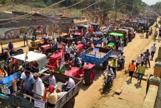 ಗದಗನಲ್ಲಿ ಕಾಂಗ್ರೆಸ್​ನಿಂದ ಬೃಹತ್ ಪ್ರತಿಭಟನೆ