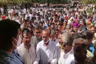 BJP protest in Chauhatan, BJP leader attack in Barmer