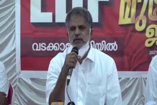 A vijayaraghavan  cpm state secretary  നിയമസഭ തെരഞ്ഞെടുപ്പ്  യുഡിഎഫ് ബിജെപിയുമായി നീക്കുപോക്കിന് ശ്രമിക്കുന്നു  എ വിജയരാഘവന്‍  തൃശൂര്‍  തൃശൂര്‍ വാര്‍ത്തകള്‍