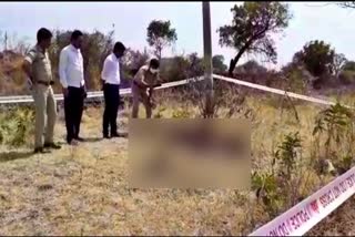 a young woman dead body found as half-burnt Condition