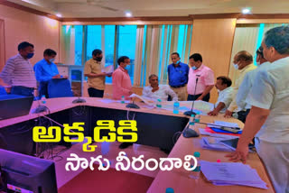 minister harish rao review with medak and sangareddy irrigation officers