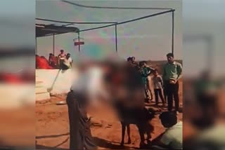 Accused of sacrificing goat,  Video viral