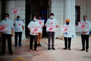 confederation of all india traders protest  chamber of trade and industry protest  cti and cait protest against gst  cait and cti bharat bandh  gst issue protest  कंफेडरेशन ऑफ ऑल इंडिया ट्रेडर्स  चेंबर ऑफ ट्रेड एंड इंडस्ट्री का भारत बंद