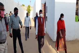 inspection of jhunjhunu district jail , कैदियों के भोजन का निरीक्षण